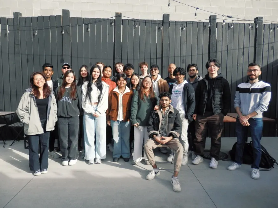 A group portrait outdoors after the event.